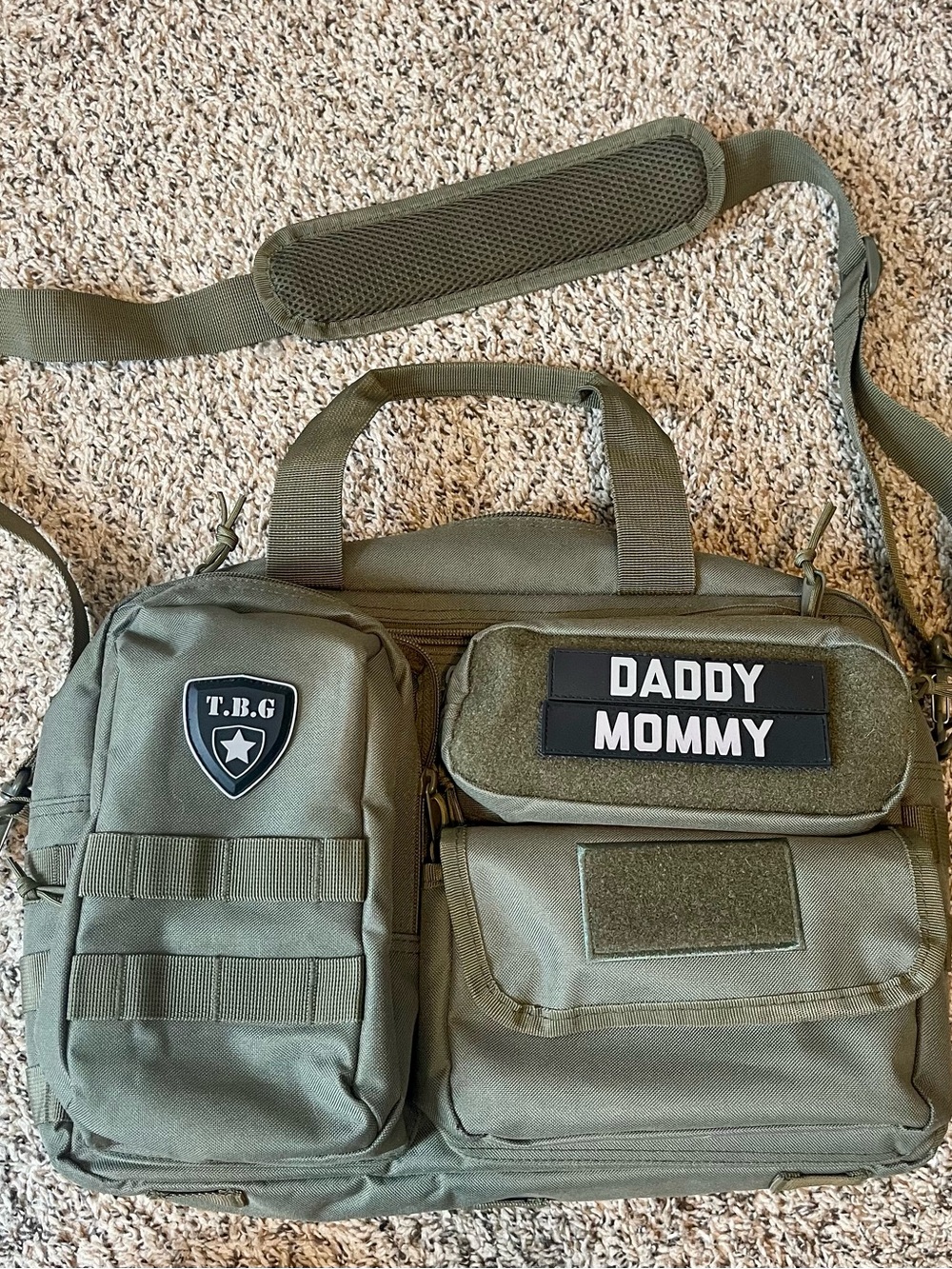 Tactical Baby Gear Deuce Diaper Bag- Ranger Green